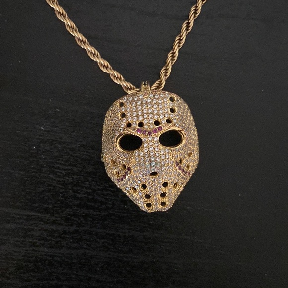 King Ice Accessories King Ice Jason Hockey Mask 4k Gold Plated